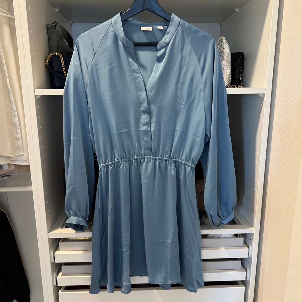 Aritzia Lexington Satin Dress